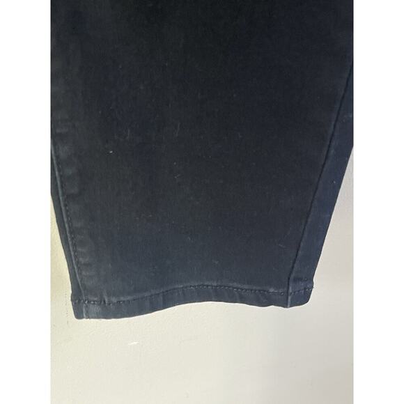 Between US Womens Straight Leg Jeans Size 24 Black Stretch High Rise Zip Casual - Picture 6 of 15